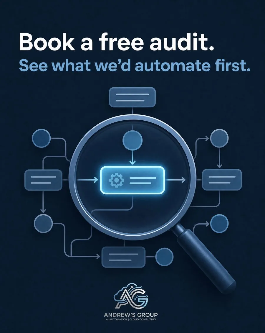 Book a free audit — see what Andrew's Vantage would automate first