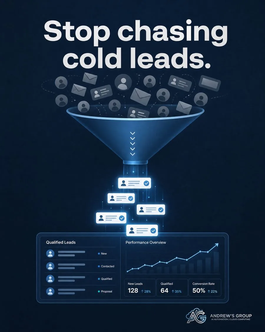 Stop chasing cold leads — automated lead qualification dashboard